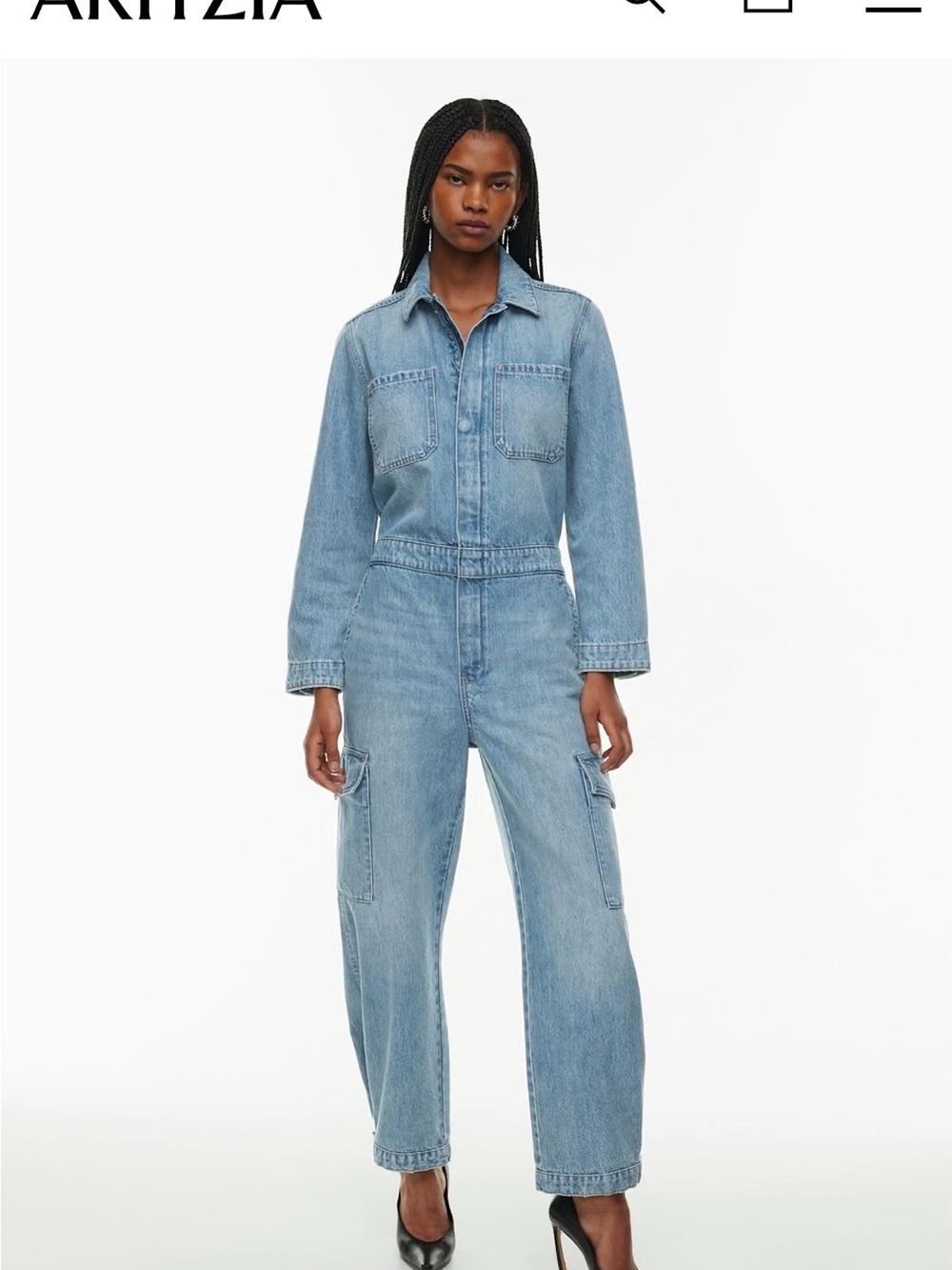 Denim Forum The '90s Denim Jumpsuit